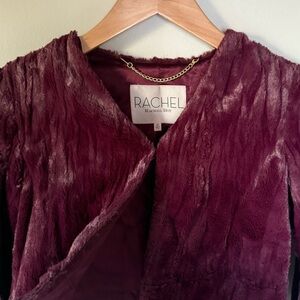 RACHEL Rachel Roy Deep Burgundy Jacket